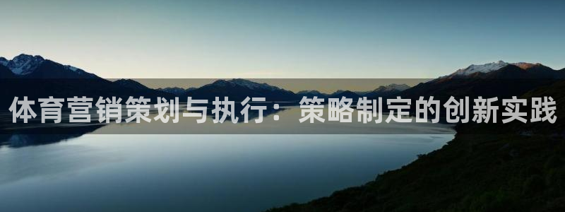必一体育在线玩：体育营销策划与执行：策略制定的创新实践
